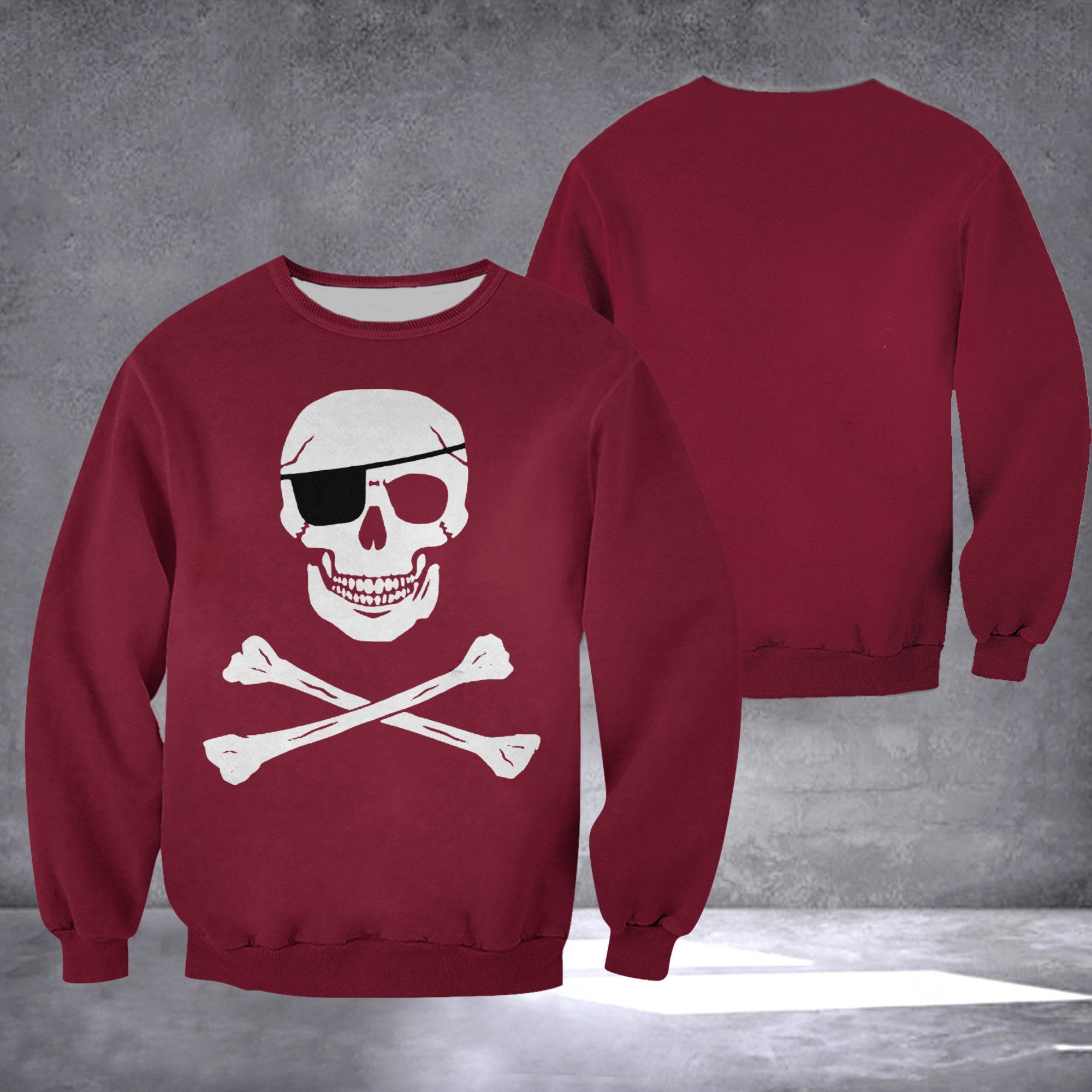Mike Leach Pirate Sweatshirt Mississippi State Pirate Flag Sweatshirt Clothing