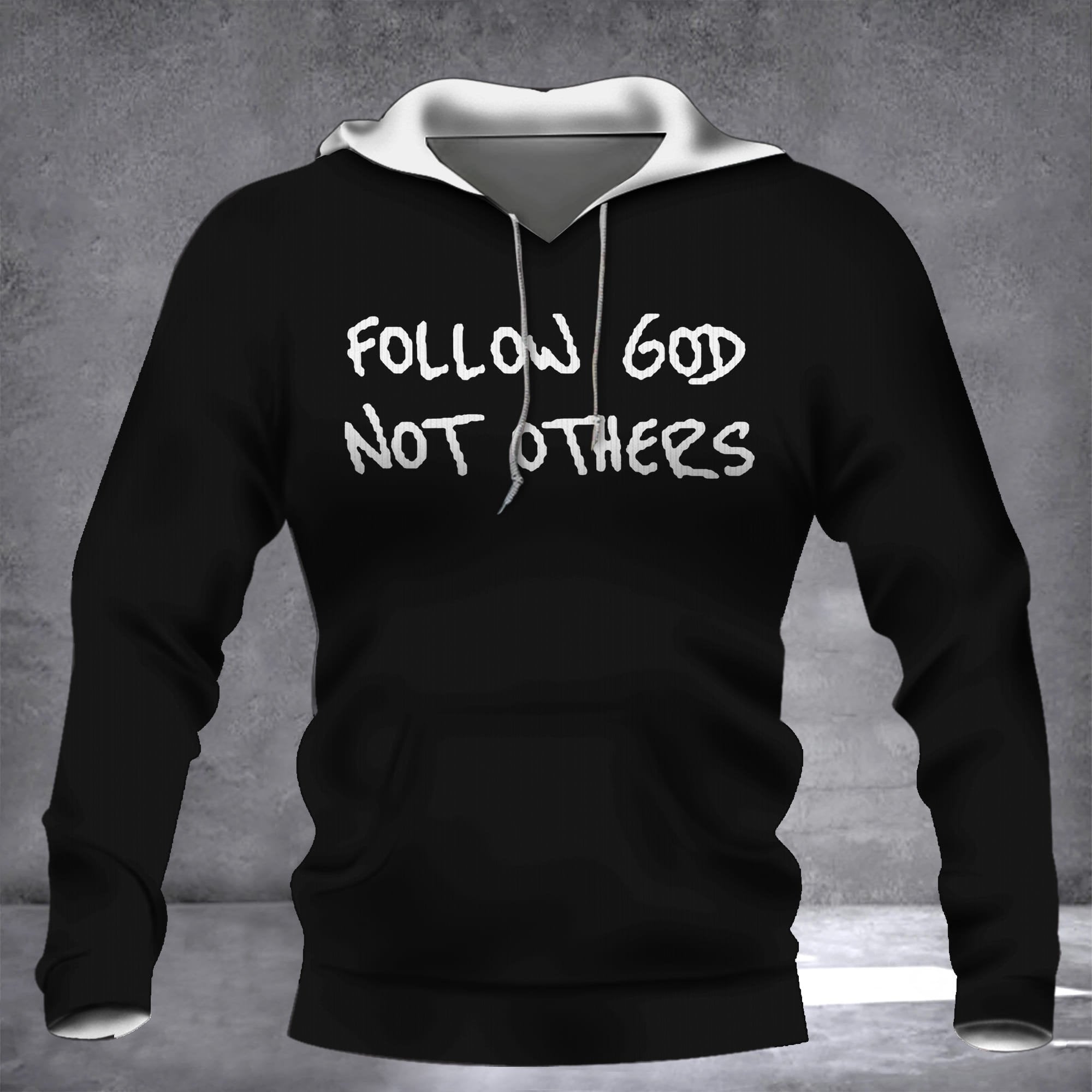 Follow God Not Others Hoodie Clothing Follow God Not Others Hooded Sweatshirt