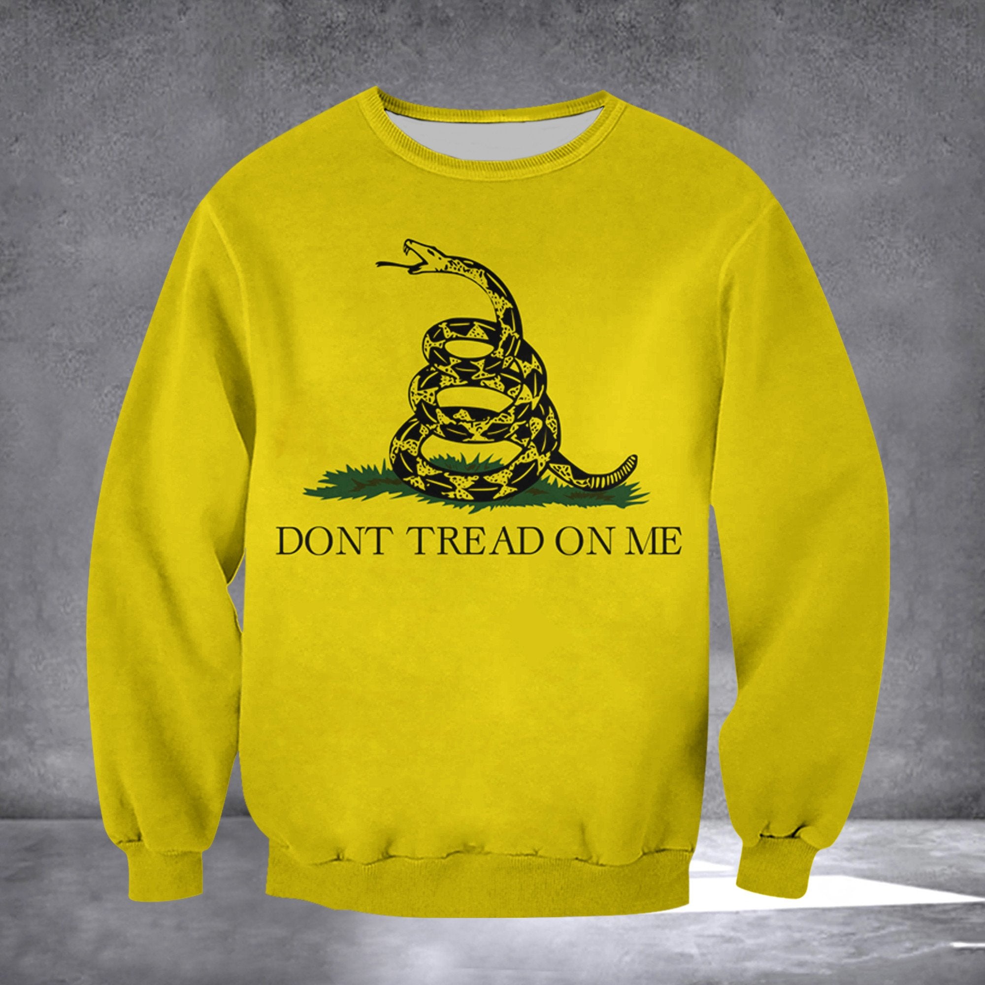 Don't Tread On Me Sweatshirt Gadsden Flag Snake Clothing Gifts For Gun Lovers