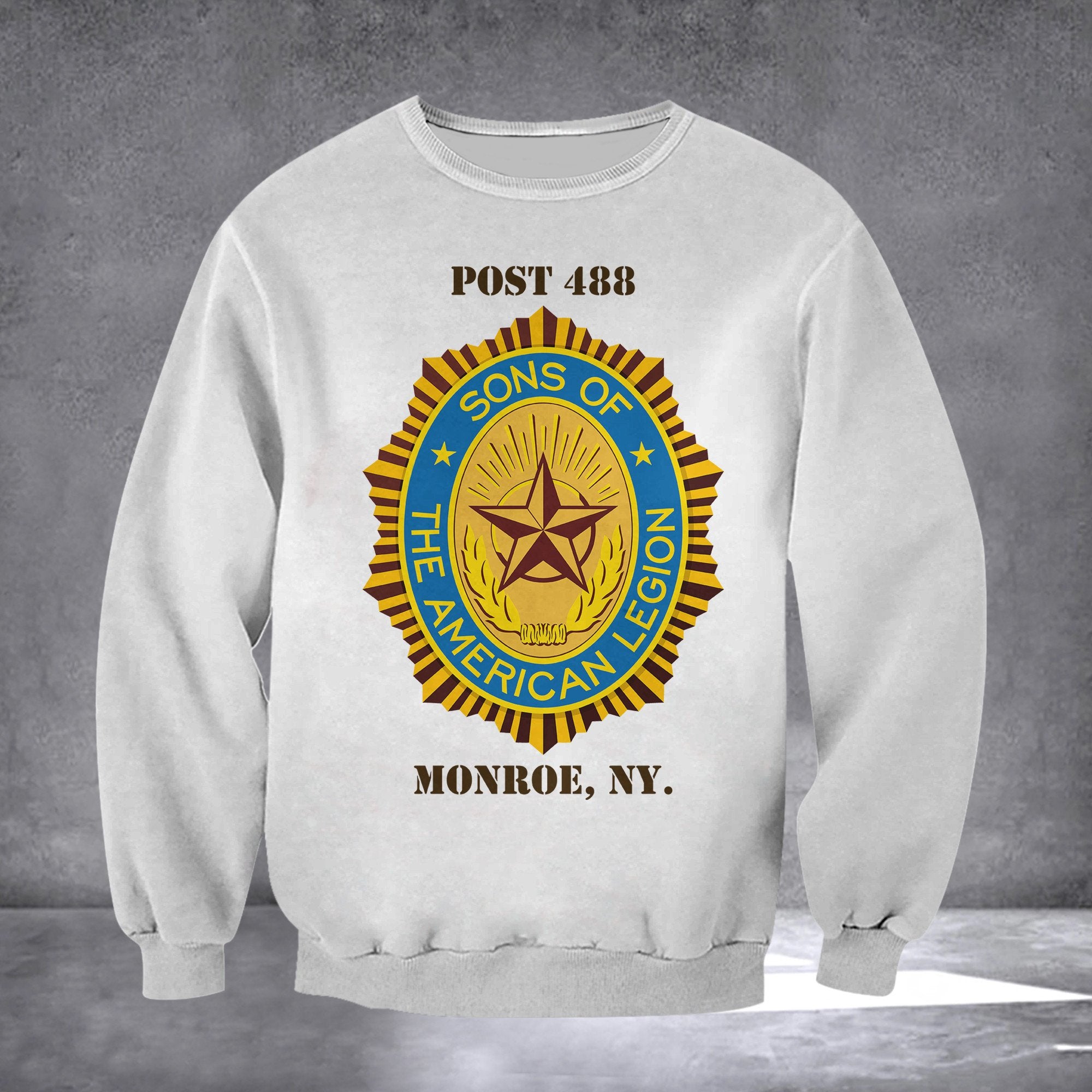 Personalized Sons Of The American Legion Sweatshirt Veterans Day Ideas Patriotic Apparel