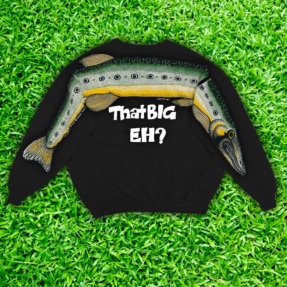 Ask Me How Big It Was Sweatshirt Fish That Big Eh Sweatshirt It Was This Big Fish Merch