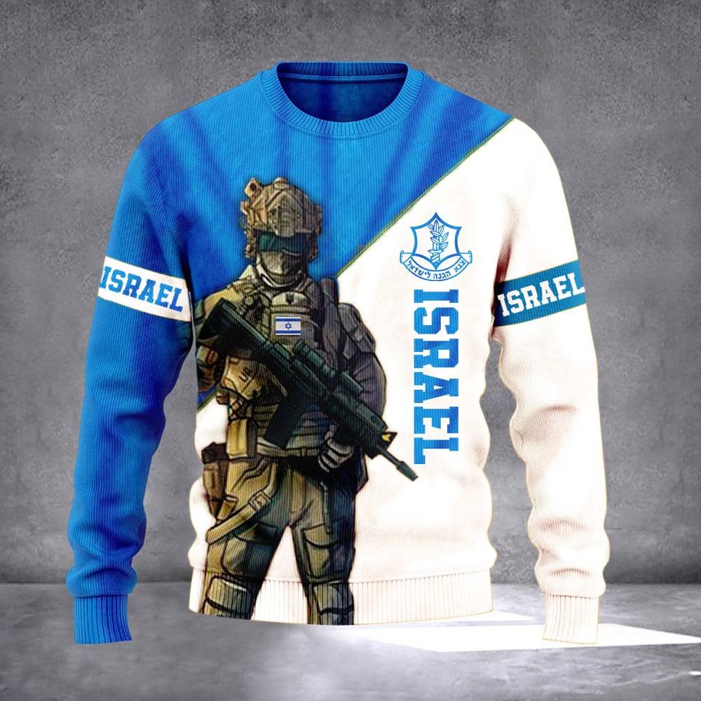 Israel Sweatshirt Israeli Army Sweatshirt Pro Israel Clothing IDF Merchandise For Supporters