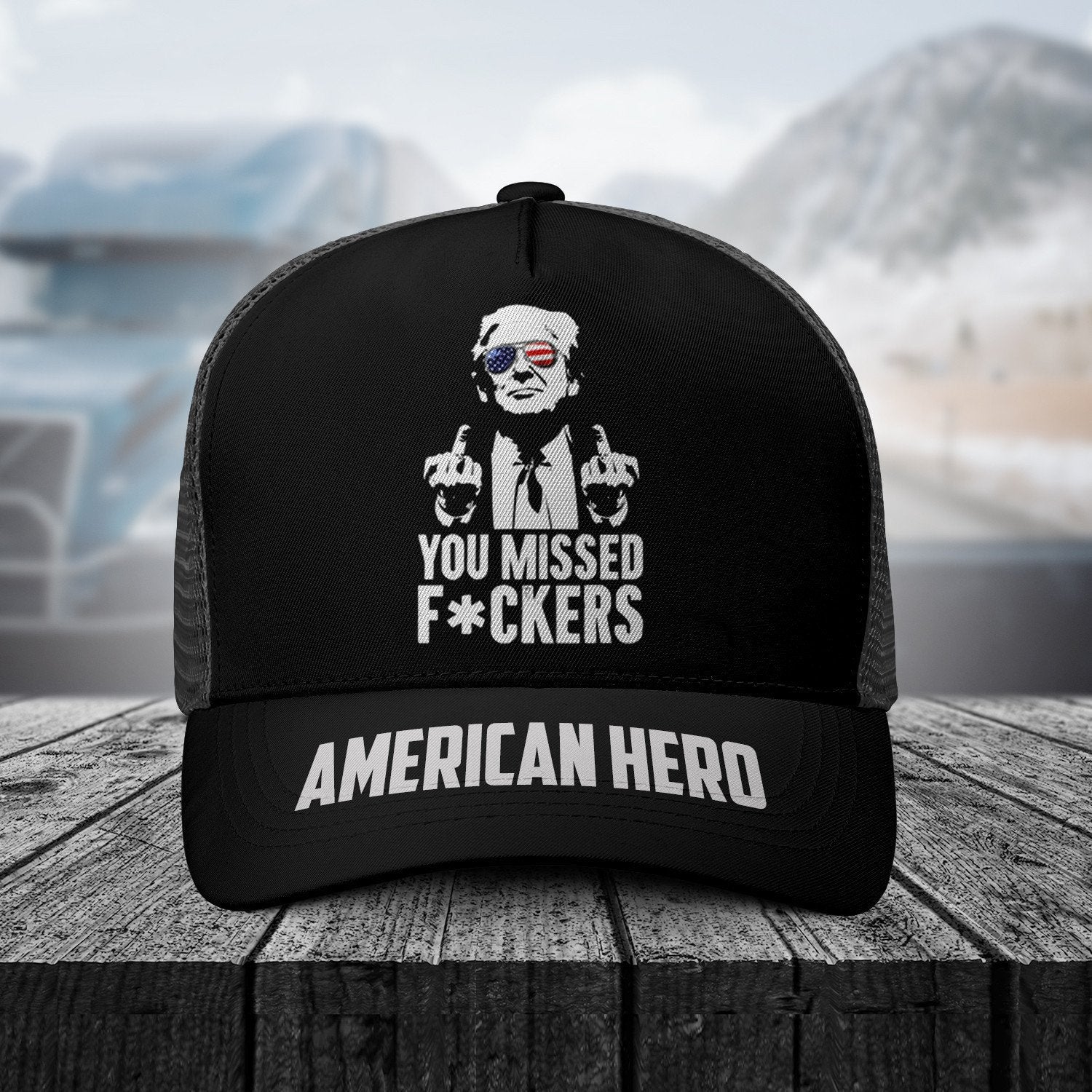 Toptrendygear You Missed Fckers T-Shirt Trump Hat Donald Trump Cap Trump 2024 Merch