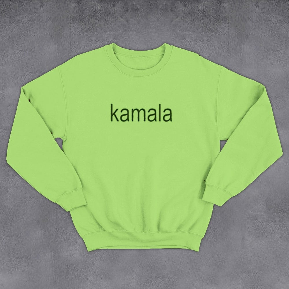 Kamala Sweatshirt Harris Coconut Tree Sweatshirt Kamala Brat Merch Gifts For Democrats
