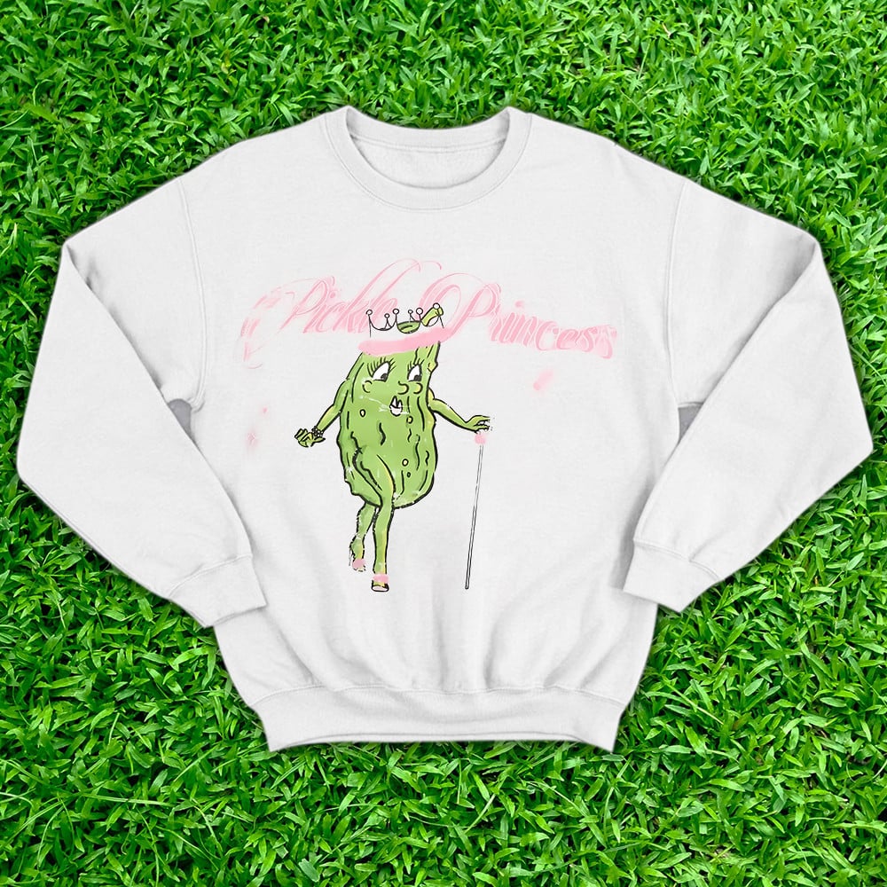 Pickle Princess Sweatshirt Funny Graphic Cucumber Sweatshirt Best Gifts For Pickle Lovers