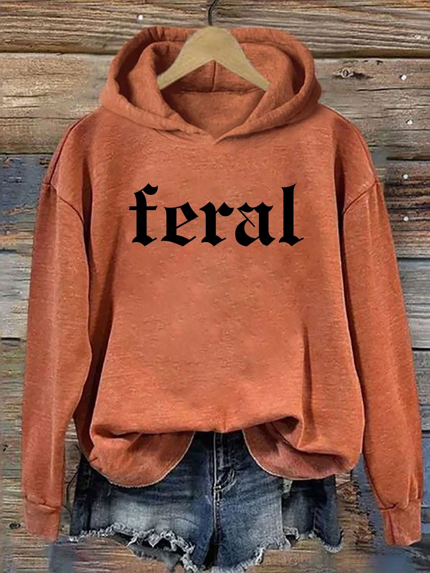 Feral Hoodie Clothing Feral Sweatshirt Hooded Gifts For Women