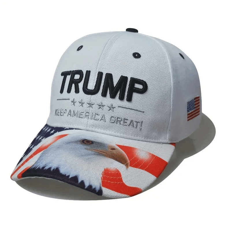 Trump MAGA Make America Great Again Keep America Great Again Save America Great Baseball Cap Printed Embroidery Peaked Cap, Ideal Choice For Gifts