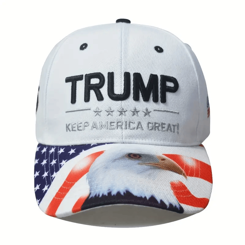 Trump MAGA Make America Great Again Keep America Great Again Save America Great Baseball Cap Printed Embroidery Peaked Cap, Ideal Choice For Gifts