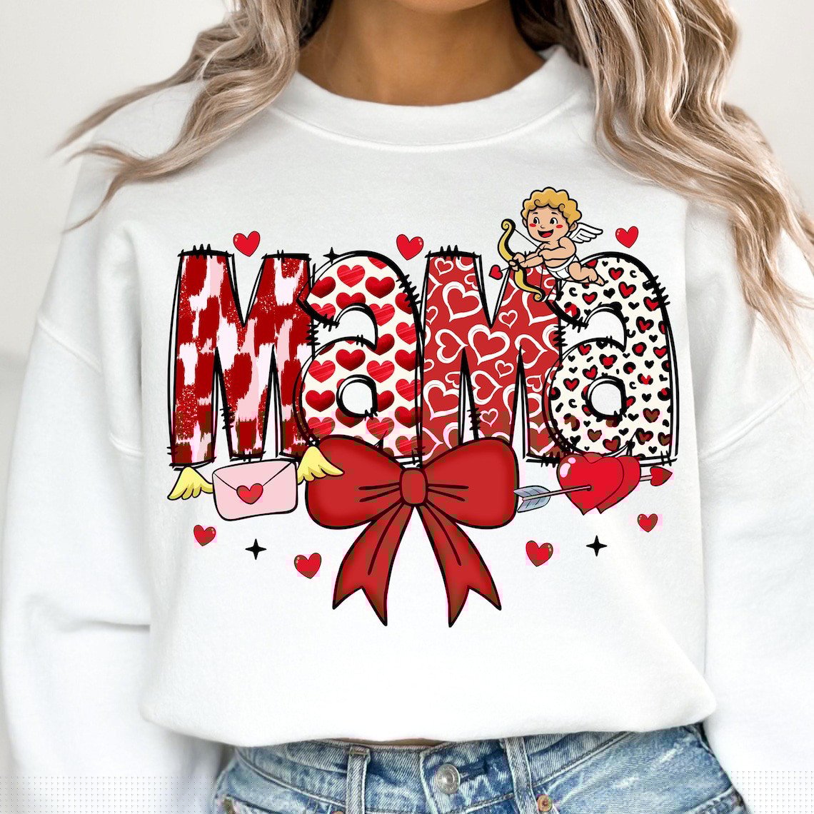 Mama Coquette Valentine Sweatshirt Valentine Day Ideas For Women