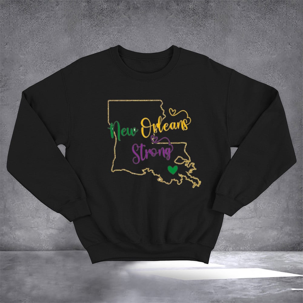 New Orleans Strong Sweatshirt We Stand Nola Strong Sweatshirt Men Women