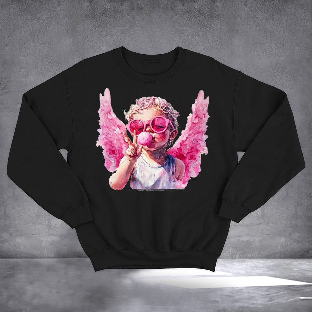 Cupid Valentine Sweatshirt XOXO Sweatshirt Valentine Gifts For Girlfriend