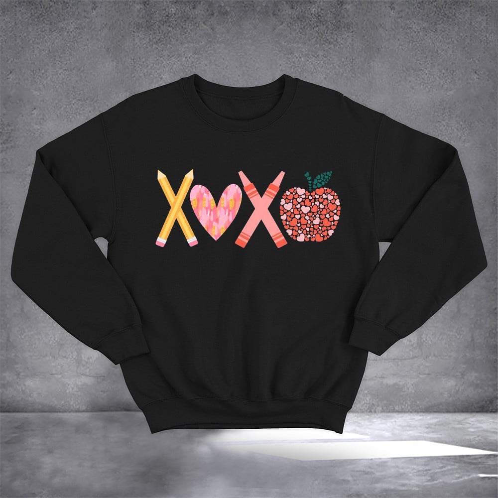 XOXO Sweatshirt Cute Valentine Sweatshirt Valentine's Day Gifts For Couple