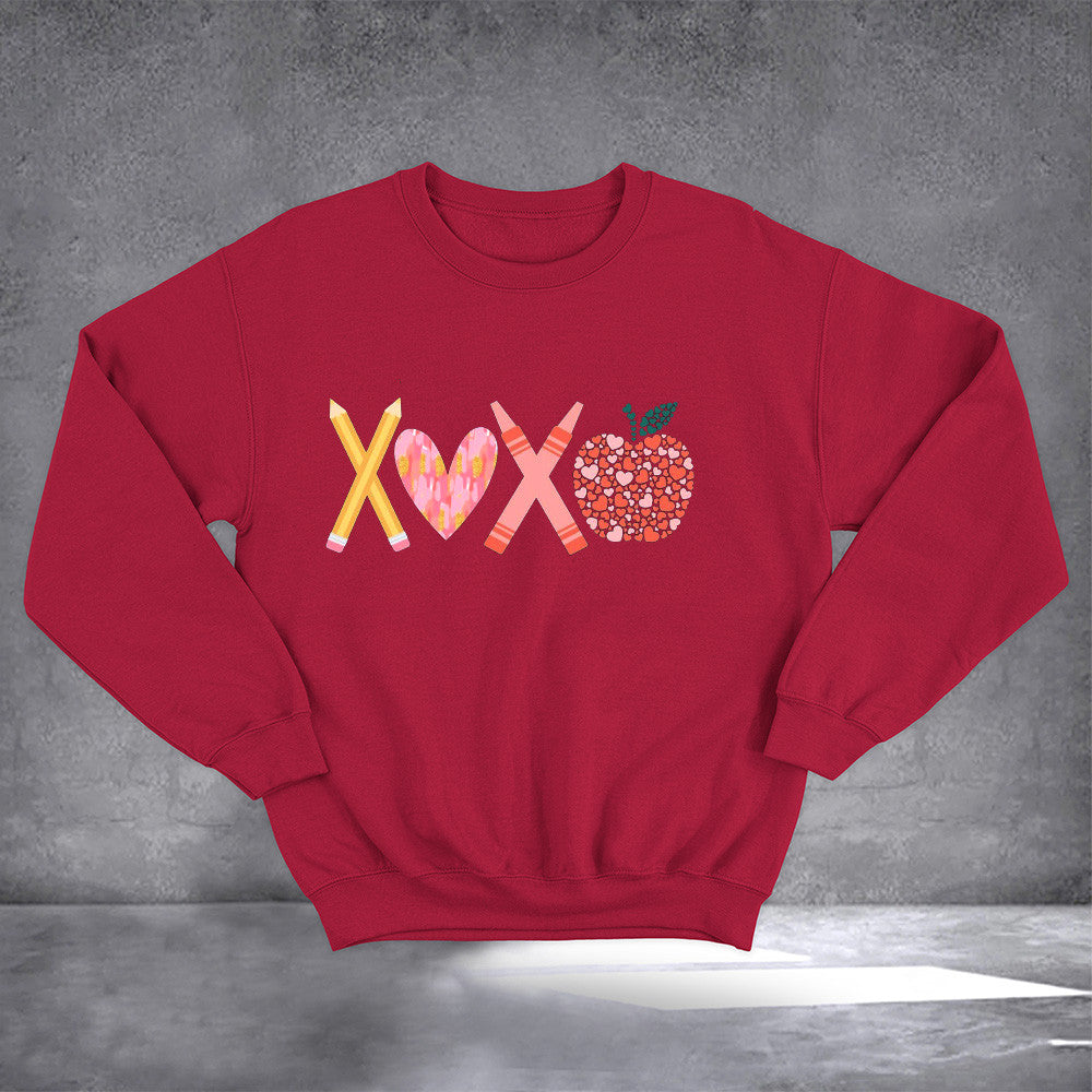 XOXO Sweatshirt Cute Valentine Sweatshirt Valentine's Day Gifts For Couple