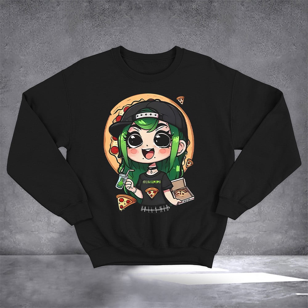 Momo Pizza Sweatshirt Velarde Pizzeria Sweatshirt Cute Gifts For Best Friends