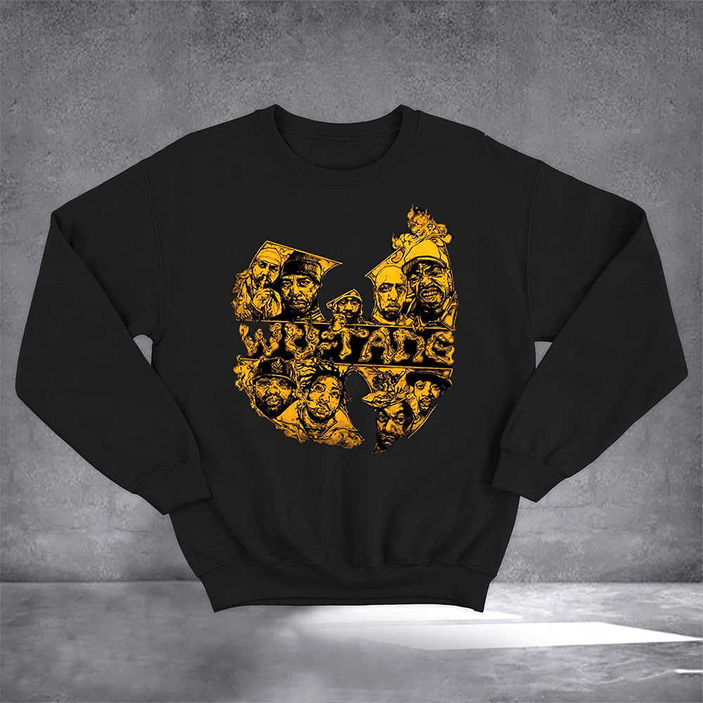 Wu-Tang Clan Sweatshirt Vintage Sweatshirt Gifts For Hip Hop Fans