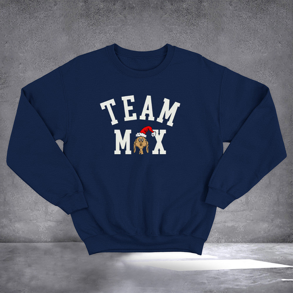 Team Dog Lover Xmas Sweatshirt Funny Holiday Apparel Gifts For Christmas
