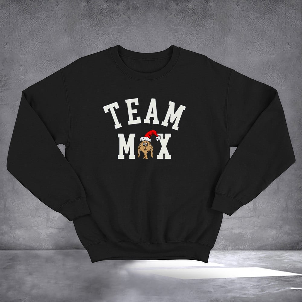Team Dog Lover Xmas Sweatshirt Funny Holiday Apparel Gifts For Christmas