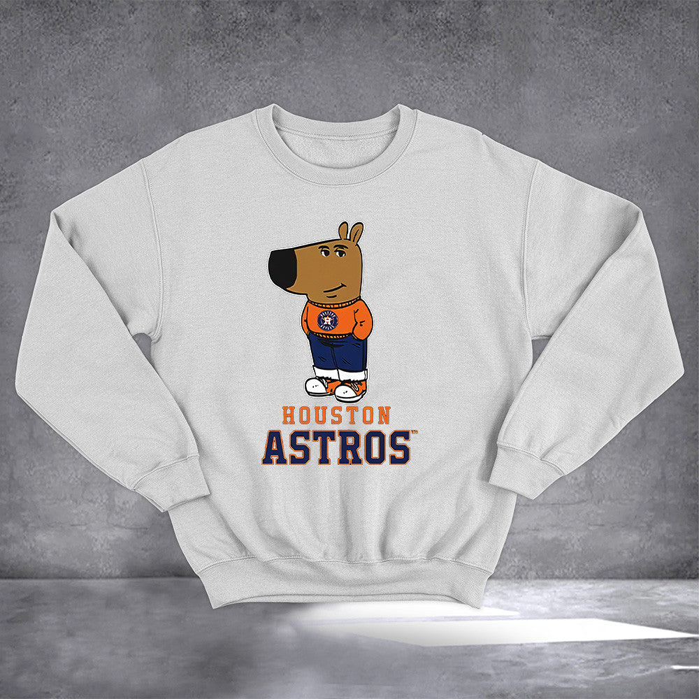 Just A Chill Guy Chill With Houston Astros Sweatshirt Gifts For Baseball Fan