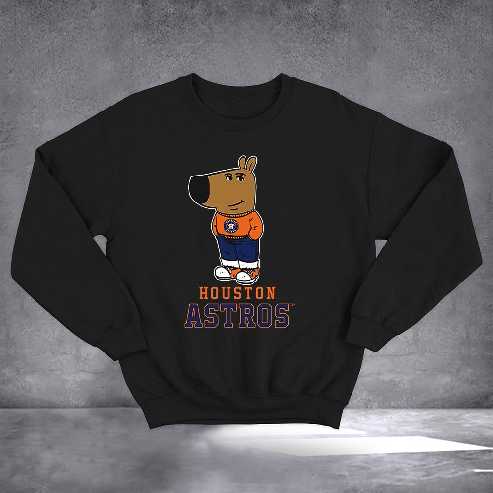 Just A Chill Guy Chill With Houston Astros Sweatshirt Gifts For Baseball Fan