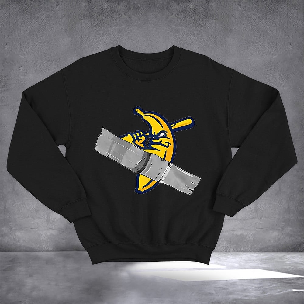 Savannah Bananas Duct Tape Bananas Sweatshirt Funny Graphic Sweatshirt Gifts For Bestie