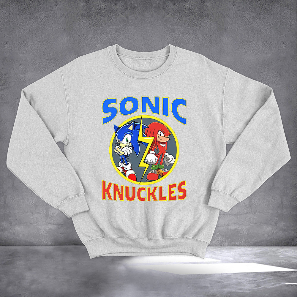 Sonic And Knuckles Sweatshirt Gifts For Game Lovers