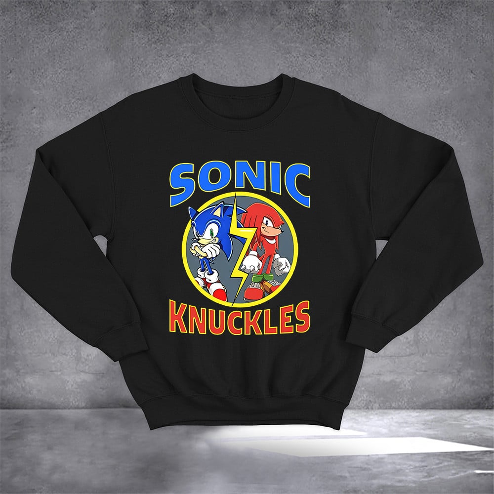 Sonic And Knuckles Sweatshirt Gifts For Game Lovers