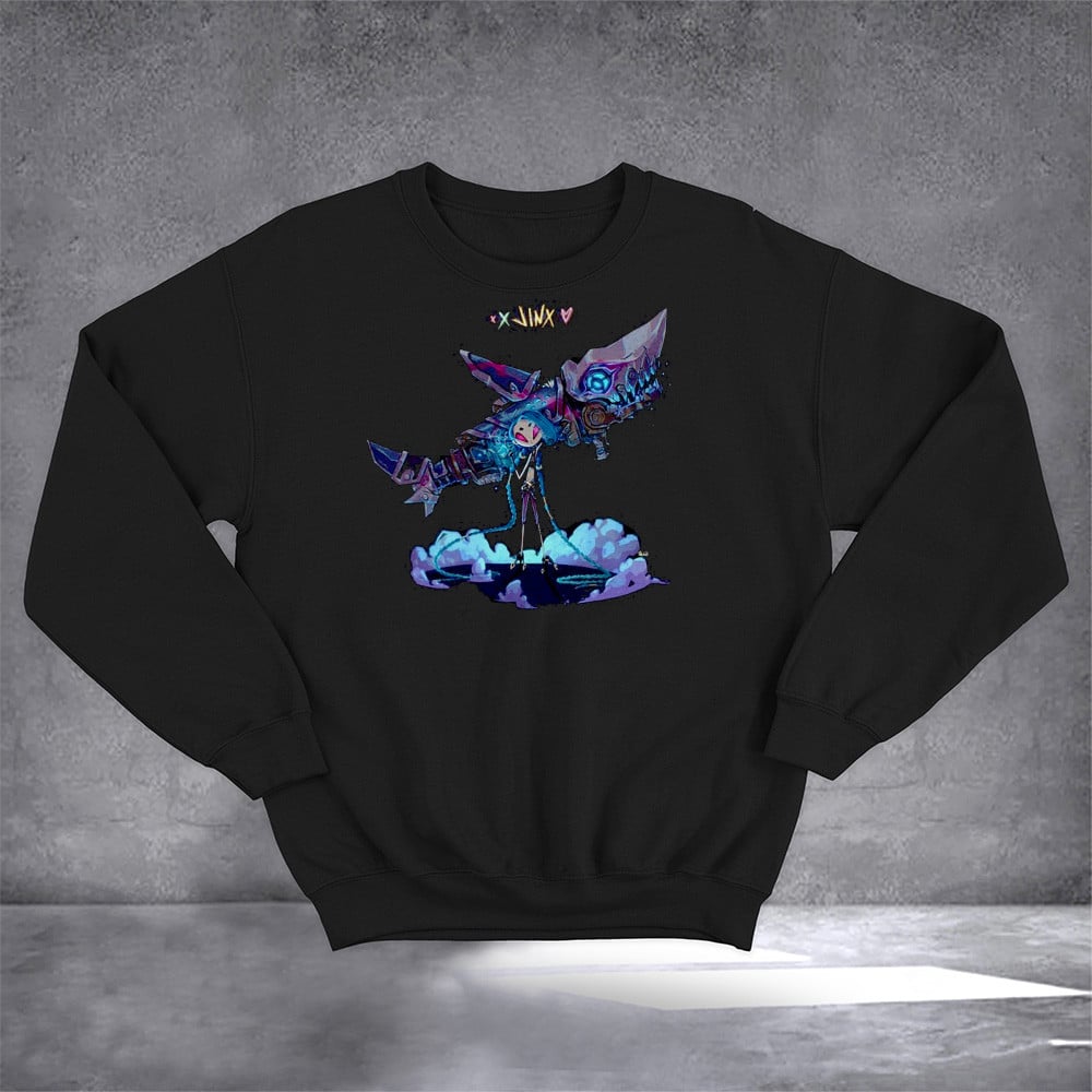 Arcane Sweatshirt Jinx Arcane Merch Gifts For Fans