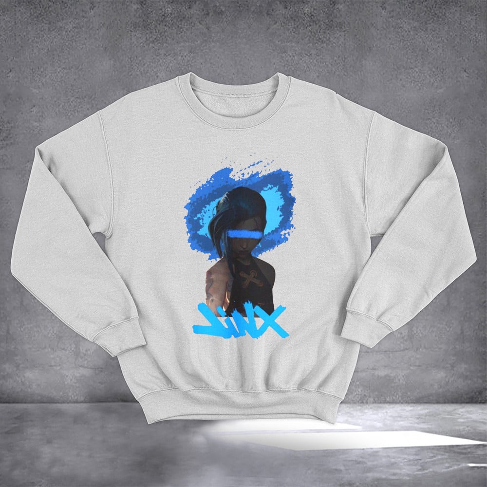 Jinx Arcane Sweatshirt Vintage Clothing Gifts For Game Lovers