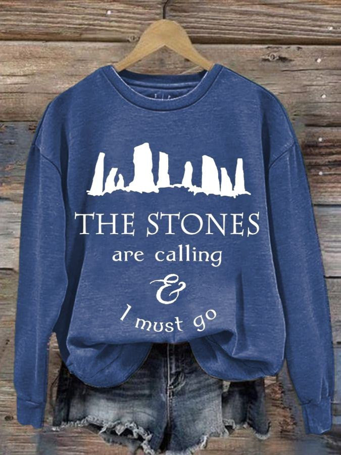 The Stones Are Calling And I Must Go Sweatshirt Outlander TV Series Merch Fan Gifts