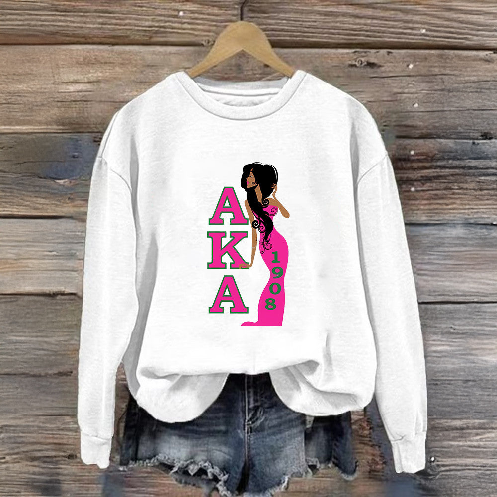 Aka 1908 Sweatshirt Women's Black History Month Pride African American Clothing Gifts