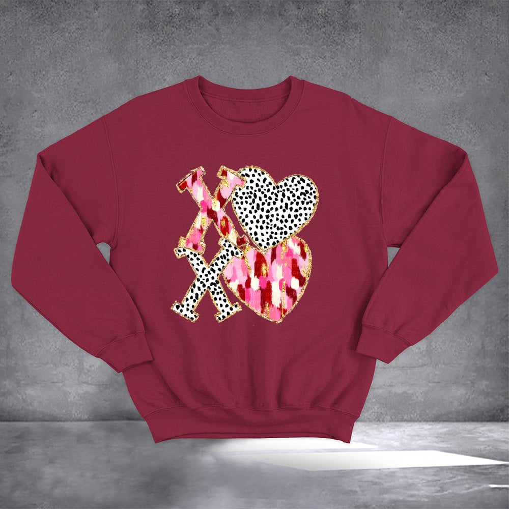 XOXO Sweatshirt Funny Valentines Day Sweatshirt Valentine Gifts For Men Women