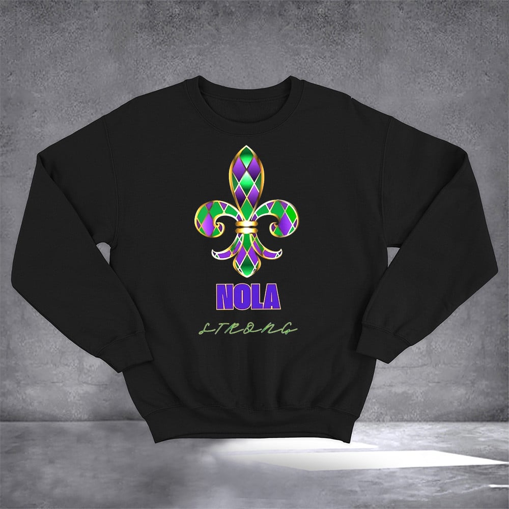 New Orleans Nola Strong 01 01 25 Sweatshirt We stand Nola Strong Sweatshirt