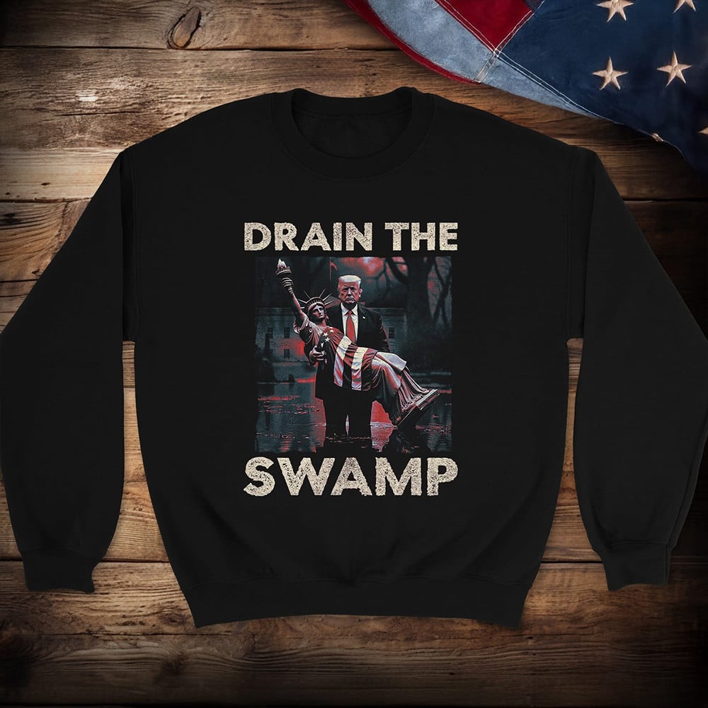 Trump Save America Drain The Swamp Sweatshirt Support President Donald Trump Apparel