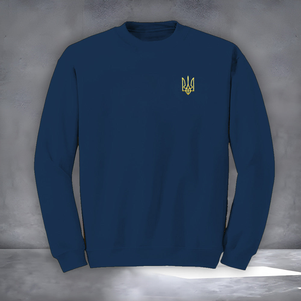 Zelensky Sweatshirt Trident Symbol Logo Support Ukraine Volodymyr Zelensky Clothes