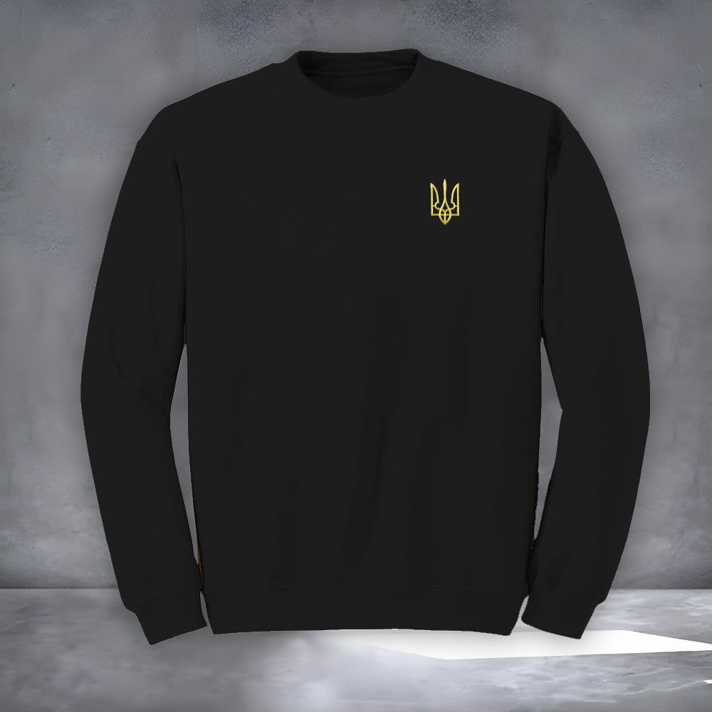 Zelensky Sweatshirt Trident Symbol Logo Support Ukraine Volodymyr Zelensky Clothes