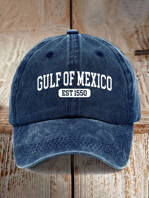 Gulf of Mexico Hat Gulf of Mexico Cap Black Classic Cap For Men And Women