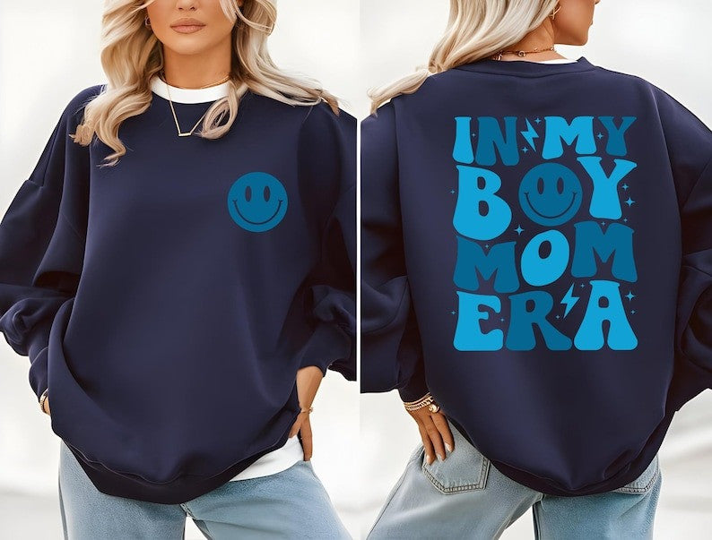 In My Boy Mama Era Sweatshirt Mother's Day Sweatshirt Gifts For New Mom