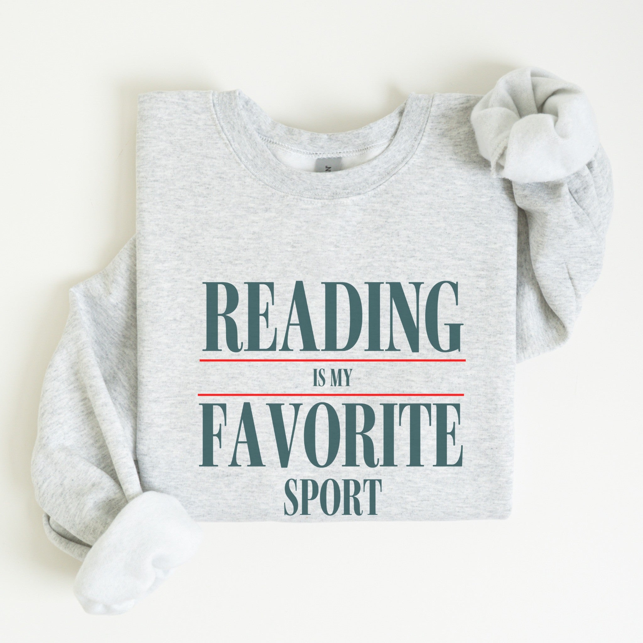 Reading Is My Favorite Sport Sweatshirt Sayings Gifts For Book Lovers For Her