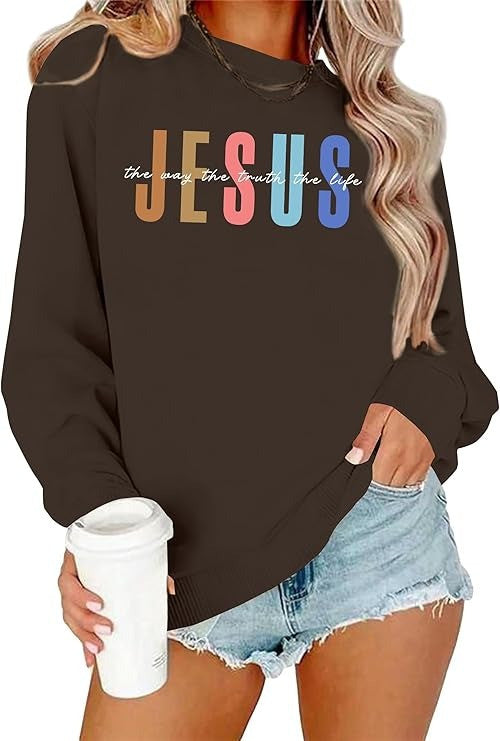 Jesus The Way The Truth The Life Sweatshirt Christian Sweatshirts Gifts For Wife
