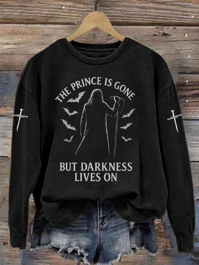Bigfoot The Prince Is Gone But Darkness Lives On Sweatshirt Gifts For Wife