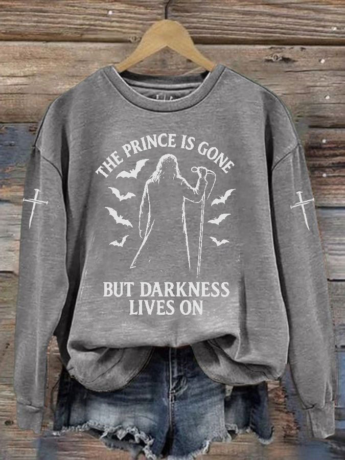 Bigfoot The Prince Is Gone But Darkness Lives On Sweatshirt Gifts For Wife