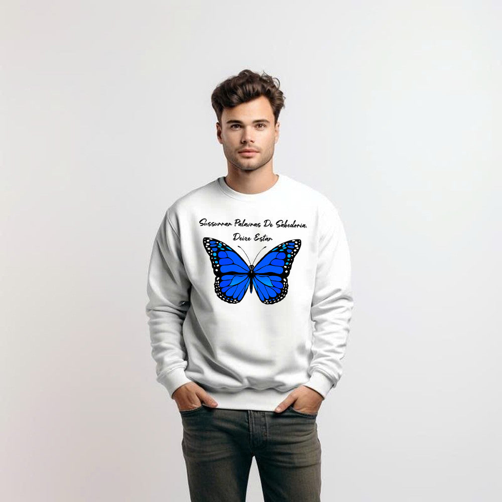 Butterfly Sussurrar Palavras De Sabedoria Deixe Estar Sweatshirt Butterfly Shirt Daughter Presents From Mum