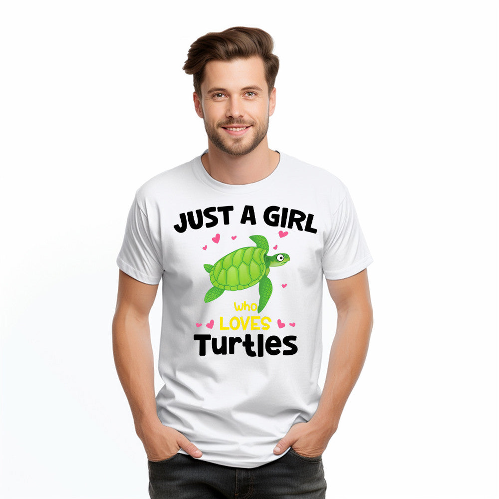 Just A Girl Who Loves Turtles Sweatshirt Cute Design Shirt Gifts For Girlfriend