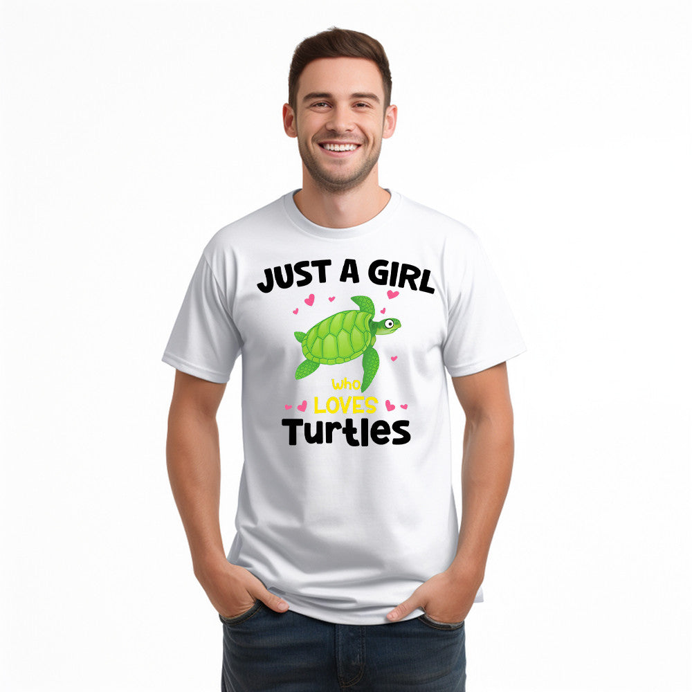 Just A Girl Who Loves Turtles Sweatshirt Cute Design Shirt Gifts For Girlfriend