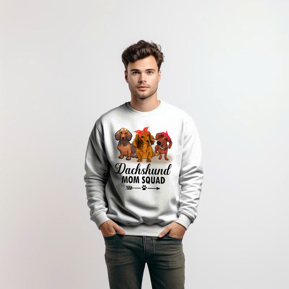 Dachshund Mom Squad Shirt Dog Owner Cute Sweatshirt Best Gifts For Son In Laws