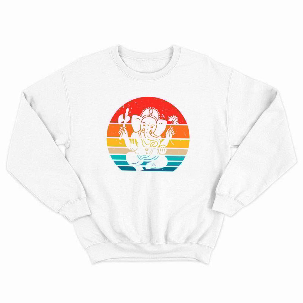 Ganpati Rangoli Mandala Shirt Elephant God Ganesha Sweatshirt Indian Gifts