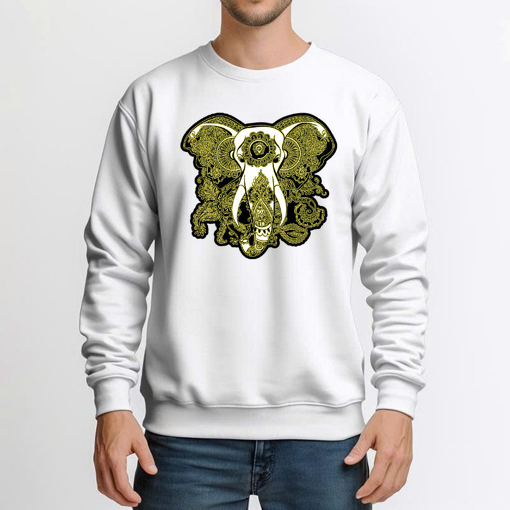 Majestic Elephant Mandala God Graphic Sweatshirt Best Christmas Gift Idea For Friends