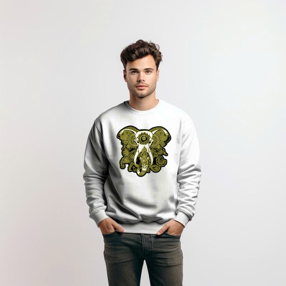 Majestic Elephant Mandala God Graphic Sweatshirt Best Christmas Gift Idea For Friends