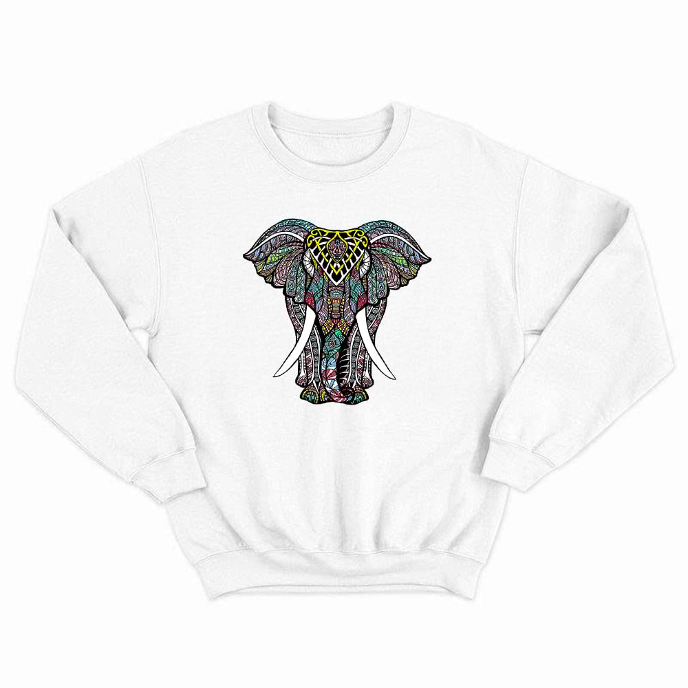 Mandala Ganesha African Elephant Vintage Sweatshirt Christmas Gifts For Dad