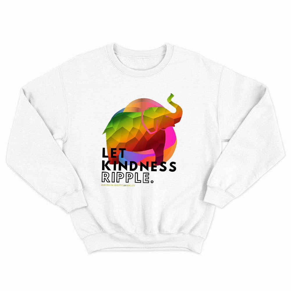 Zen Elephant Let Kindness Ripple Mindfulness Meditate Sweatshirt Lovely Gift For Friends